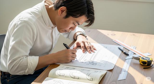 成功の鍵!棚の設計図作成のポイント