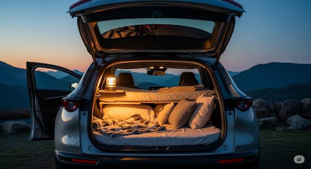 CX-30の車中泊を快適にする工夫とおすすめグッズ