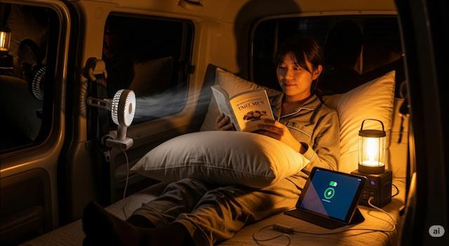 N-BOX JOYの車中泊に便利なおすすめグッズを紹介