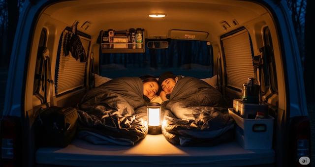 2人で車中泊できる?快適に過ごすためのコツ