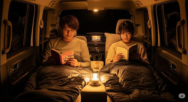 2人で快適に車中泊するためのコツ