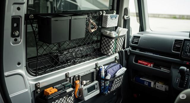 DIYで実現する車内収納テクニック