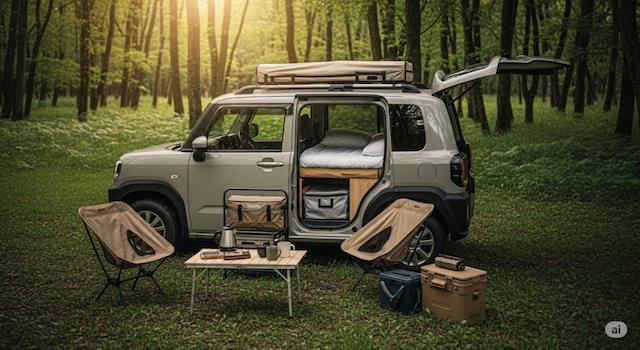 2人で車中泊できる?タフトで快適に過ごすための工夫