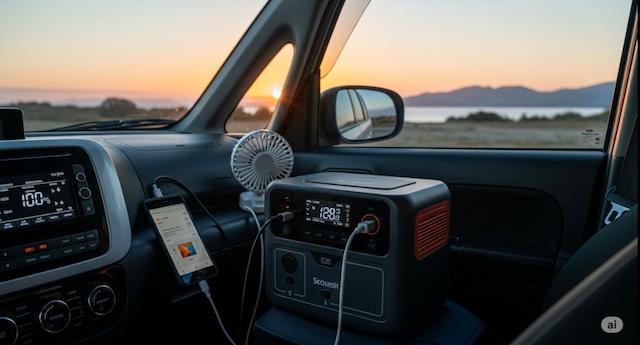 車中泊ではどんなポータブル電源がおすすめ？
