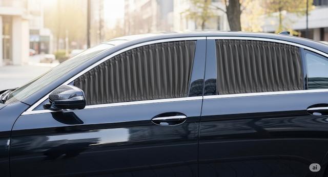 運転席のカーテンで捕まった？法律違反に注意
