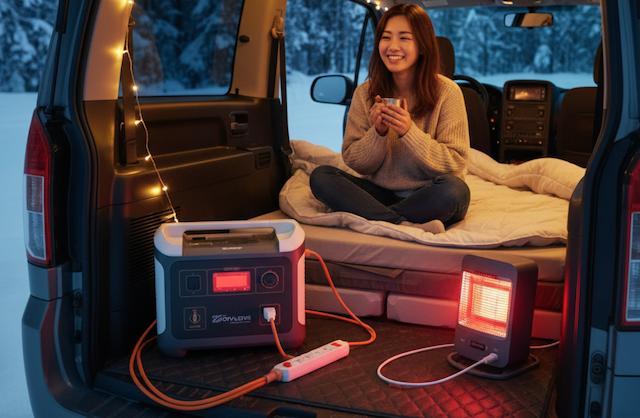 暖房器具にはポータブル電源が必須