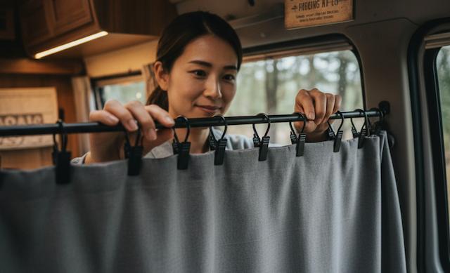 カーテンクリップの賢い使い方