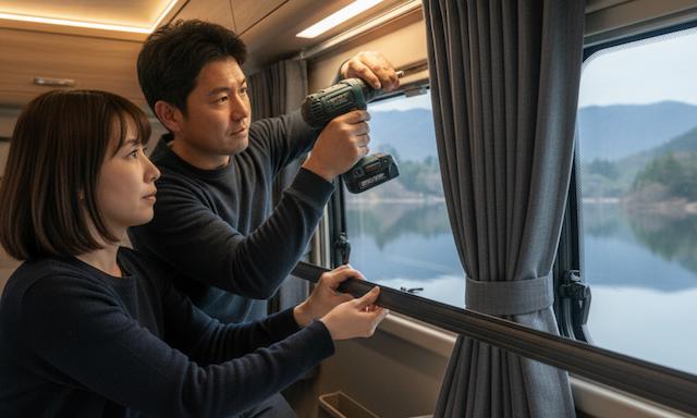 本格的なレールを取り付ける方法