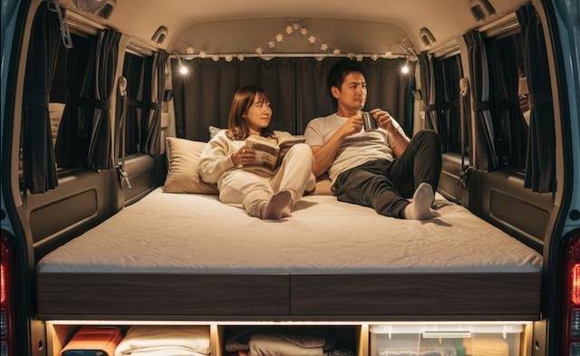 ベッドキットで快適な寝心地を