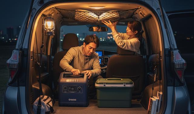 車中泊でスペースを確保する工夫